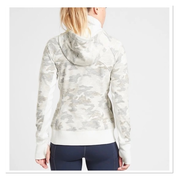 ATHLETA "Triumph" Grey Camo Zip Hoodie/Jacket - Picture 2 of 16
